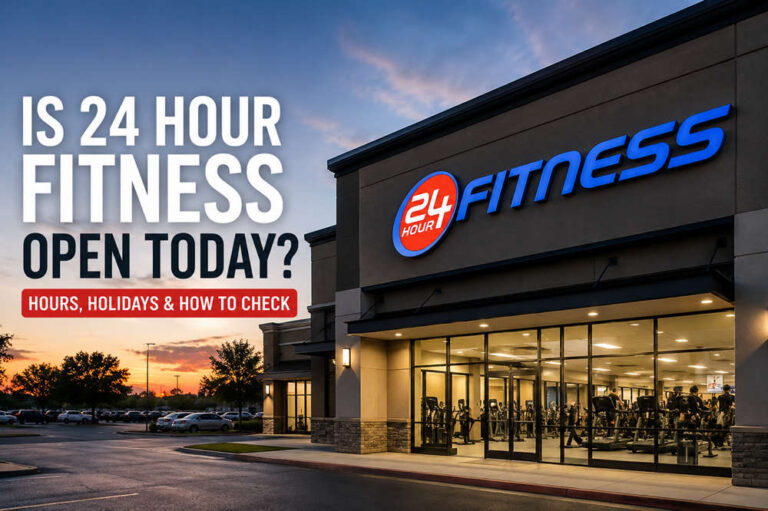 is 24 hour fitness open today