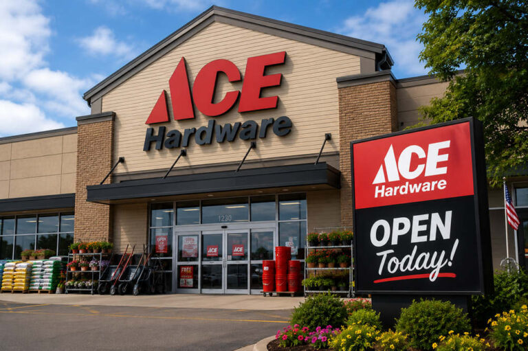 is ace hardware open today