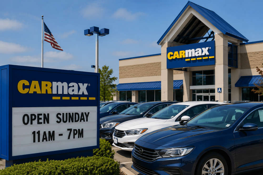 is carmax open on sunday