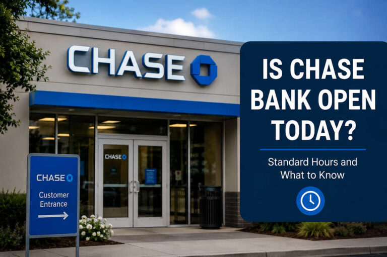 is chase bank open today