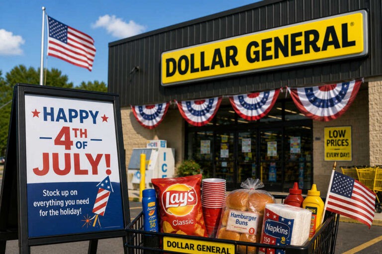 is dollar general open on july 4th