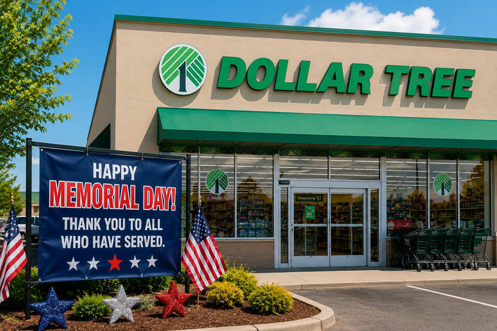 is dollar tree open on memorial day