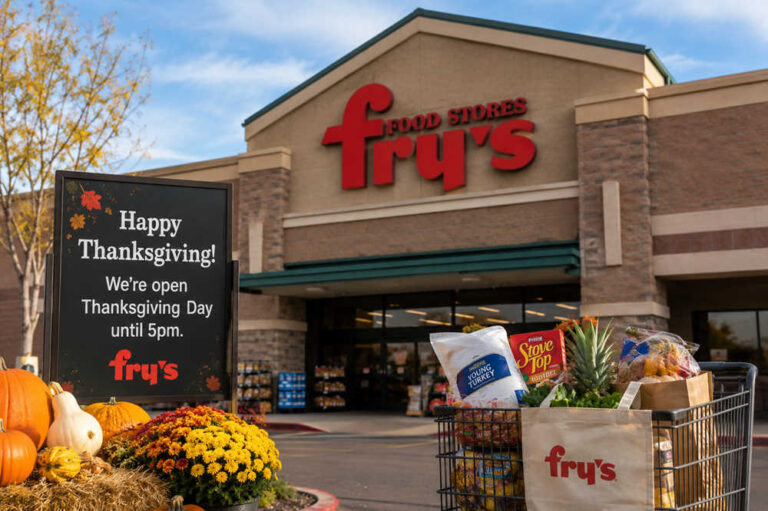 is fry's open on thanksgiving