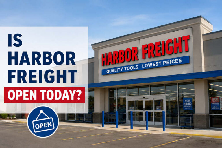 is harbor freight open today