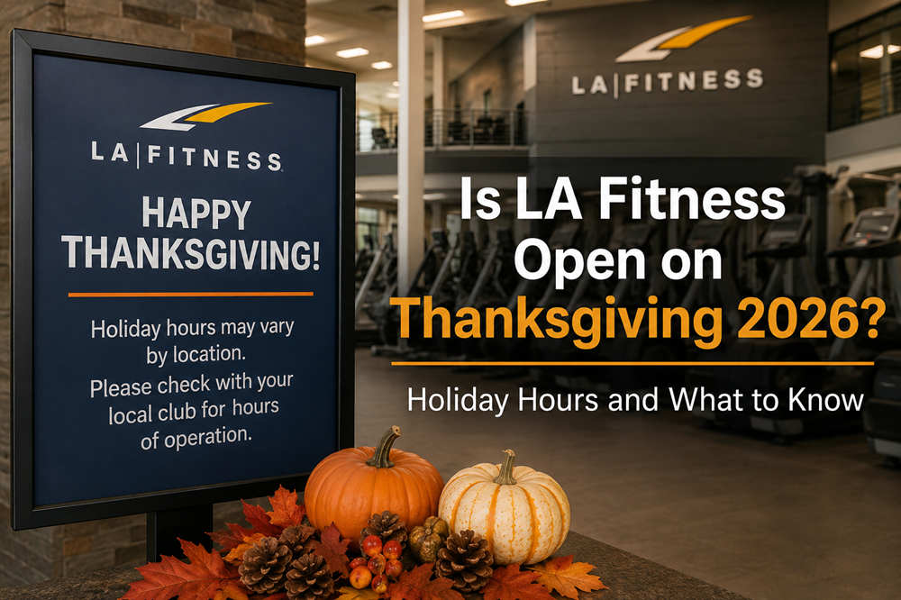 is la fitness open on thanksgiving