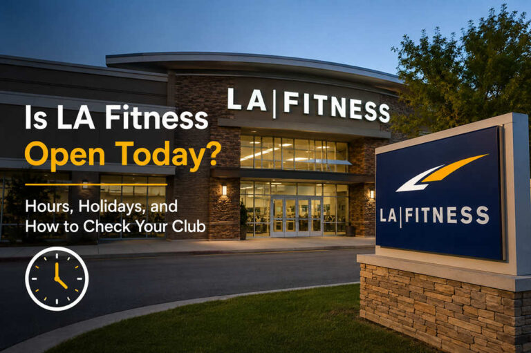 is la fitness open today