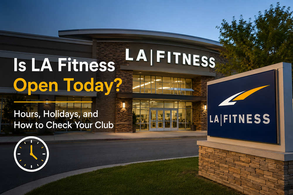 is la fitness open today