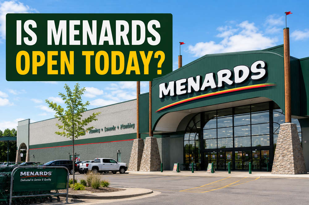 is menards open today