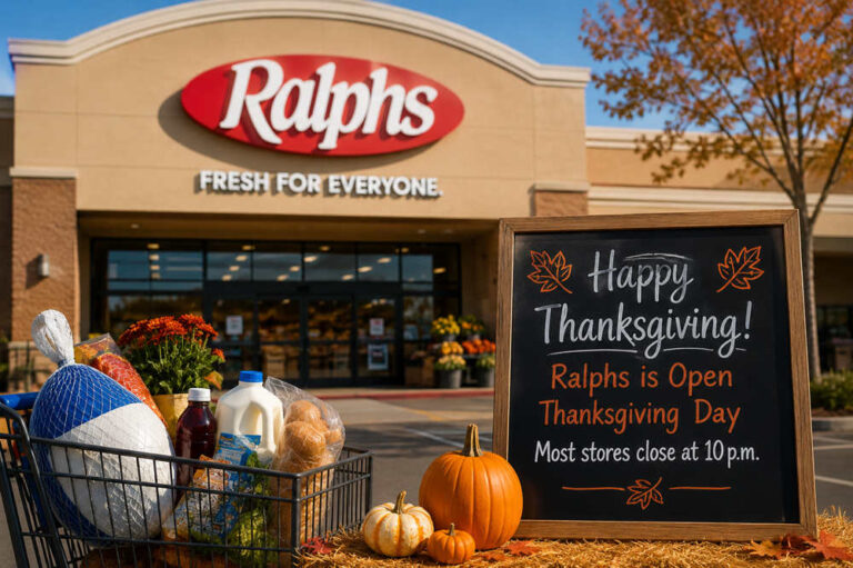 is ralphs open on thanksgiving