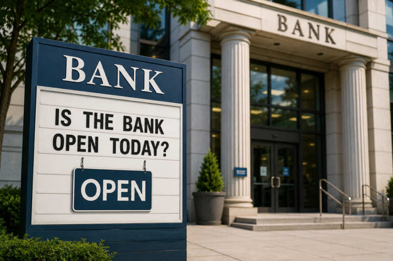 is the bank open today