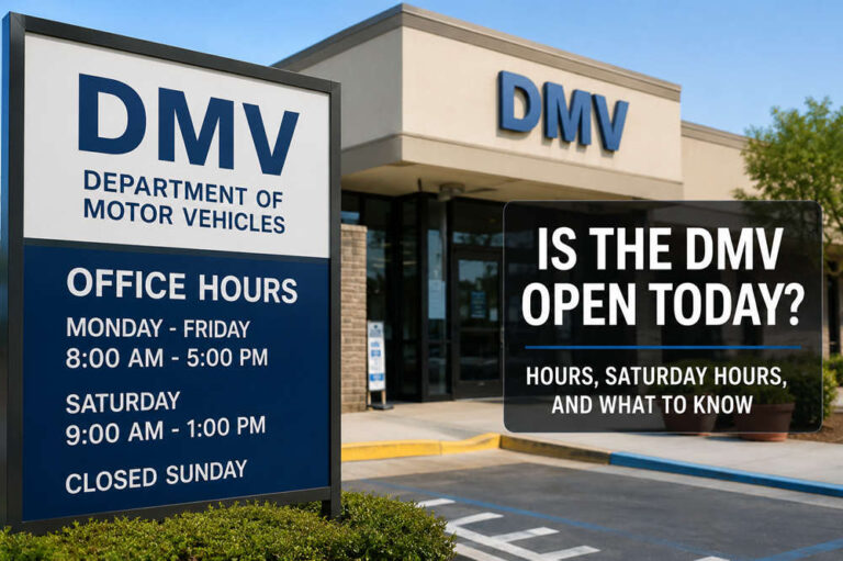 is the dmv open today