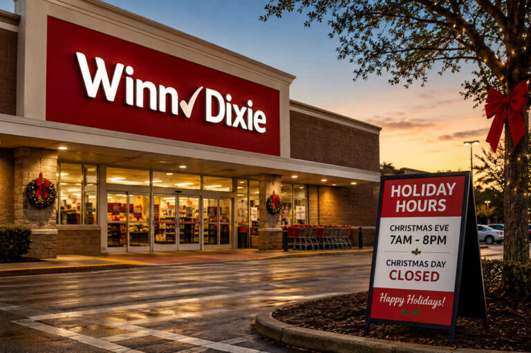 is winn dixie open on christmas day