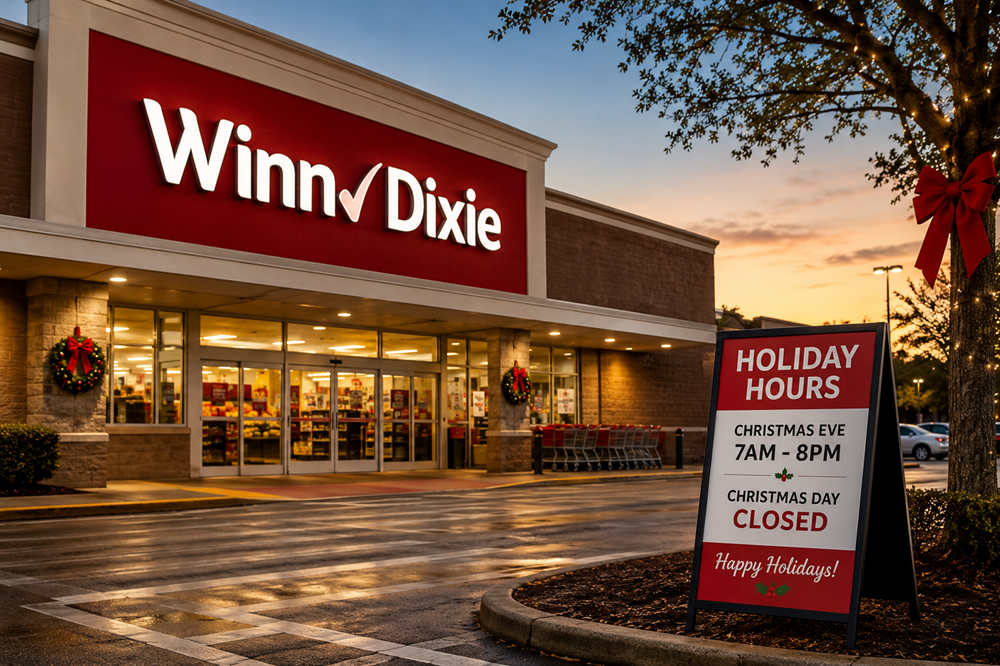 is winn dixie open on christmas day